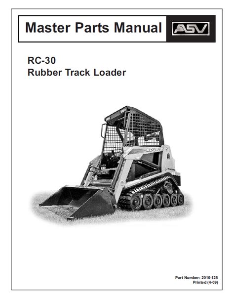 asv rcv skid steer|asv rc100 parts diagram.